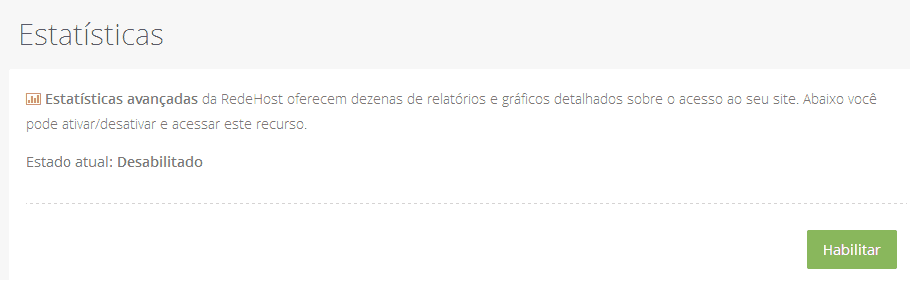 Clique em habilitar